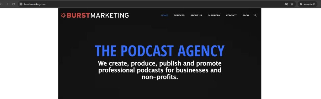 Burst Marketing-podcast agency